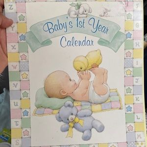 Baby first calendar
